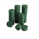 ADXCO 24 Pieces DIY Flower Arrangement Kit | 3.15 x 1.57 Inches Wet Floral Foam Round Flower Arrangement Kit Green