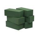 Crafare 6pc Wet Floral Foam Bricks Green Florist Styrofoam Blocks