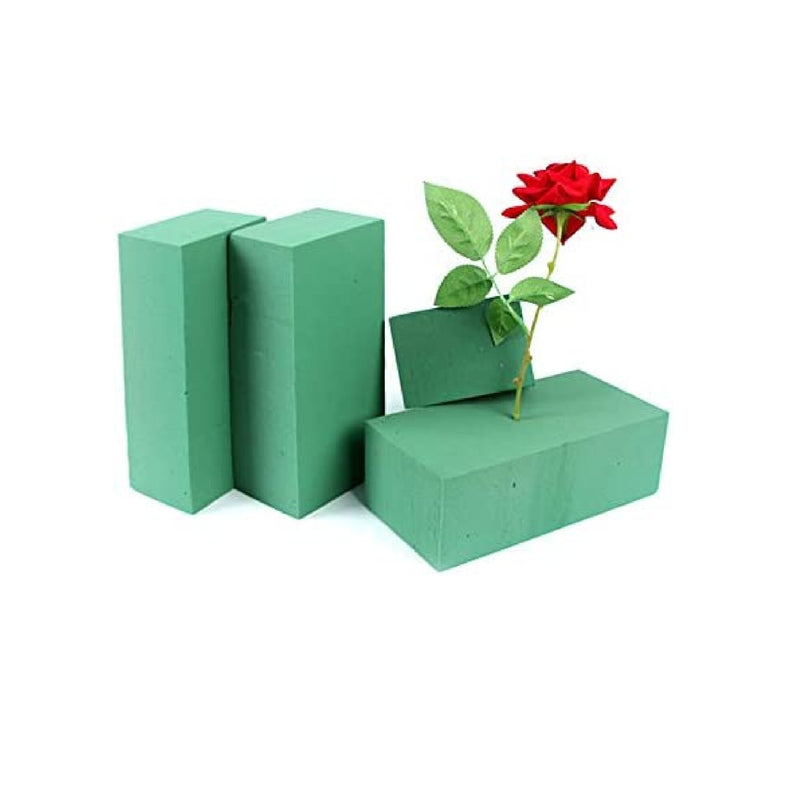 Luowan Crafare 6pc Wet Floral Foam Bricks Green Florist Styrofoam