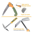 Garden Tool Set | WisaKey | 9-Piece Stainless Steel | Heavy Duty Garden Tools With Ergonomic Non-Slip Handle | Durable Garden Tool Bag