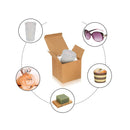 DOYIDE Brown Gift Boxes 5x5x5 | 50 Pack Paper Gift Boxes with Lids for Gift | Bridesmaid Proposal Box