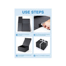 MESHA 8X8X4" Magnetic Gift Box | 5PC Gift Boxes for Presents | Gift Box Magnetic Closure | Black Gift Boxes with lids