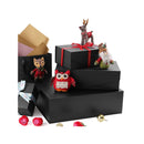 JINMING 5 Gift Boxes 9x6.5x3.8 Inches | Gift Boxes with Lids | Black Gift Boxes | Groomsman Boxes