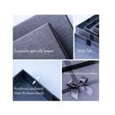 Black Gift Box for Presents | Christmas Gift Boxes with Lids |  Set of 4 Boxes