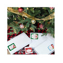 16 White Gift Wrap Boxes Bulk with Lids for Wrapping Extra Large Clothes and 80 Count Christmas Tag Stickers