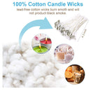 DINGPAI Candle Making Kit | DIY Candle Making Tools | 1 Candle Making Container | 50 Wicks For Candles | 50 Adhesive Wicks