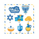 Bessmoso 30Pcs Hanukkah Hanging Swirl Decorations Ceiling Streamers for Chanukah Themed Party Holiday Party Supplies