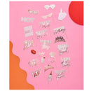 Xo | Fetti Bachelorette Party Photo Booth Props | 24 Pieces | Pre-Assembled