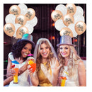 YeohJoy Rose Gold Glitter Bachelorette Party Decorations Kit | Bridal Band | Bridal Crown | Bachelorette Party Veil | Bride Tattoos