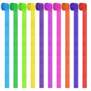 Neworkg 12 Rolls of Party Streamers | Rainbow Crepe Paper Streamer | 82 Feet by Volume
