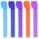 Neworkg 12 Rolls of Party Streamers | Rainbow Crepe Paper Streamer | 82 Feet by Volume