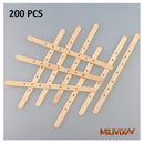 MILIVIXAY 200 Wooden Candle Holders | Candle Wick Centering Device | Candle Wick Bars | Wick Holder For Large Candles And Multiwicks