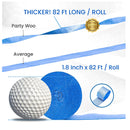 PartyWoo Crepe Paper Streamers | 6 rolls of 492 feet (1.8 inches x 82 feet/roll)