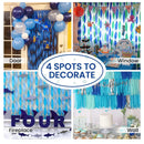 PartyWoo Crepe Paper Streamers | 6 rolls of 492 feet (1.8 inches x 82 feet/roll)