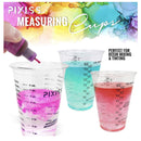 10 oz Clear Plastic Disposable Epoxy Resin Mixing Cups | Pack of 50 for Measuring Supply