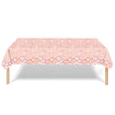 1pc Boho Style Party Tablecloth | Daisy Sun Flower Disposable Tablecloth | Scene Decor | Room Decor | Birthday Party Supplies | Theme Party