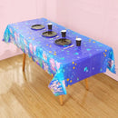 1pc | Mermaid Series Cartoon Disposable Tablecloth | Holiday Birthday Party Tablecloth
