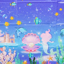 1pc | Mermaid Series Cartoon Disposable Tablecloth | Holiday Birthday Party Tablecloth
