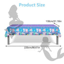 1pc | Mermaid Series Cartoon Disposable Tablecloth | Holiday Birthday Party Tablecloth