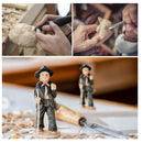 WOWOSS Set Of 8 Unfinished Basswood Carving Blocks | Kiln Dried Soft Wood Carving Blocks Hobby Set