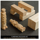 BeaverCraft Wood Carving Kit S16 | Kit Of Wood Knives To Whiten | Wood Carving Knife Set Wood Blocks