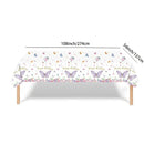 1pc Butterfly Birthday Party Tablecloth | Purple Butterfly Disposable Tablecloth | Party Decoration | Party Supplies 54*108inch