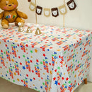 Disposable Peva Plastic Tablecloth For Happy Birthday Party Decoration