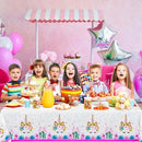 1pc Unicorn Tablecloth | Unicorn Table Cloth For Birthday Party| Ideal Party Supplies For Unicorn Themed Baby Shower And Birthday Decoration
