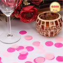 6000 Pieces Colorful Tissue Paper Confetti 1inch Round Confetti For Wedding Birthday Party Celebrations- Hot Pink, Baby Pink And White