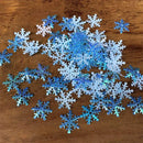 200pcs Snowflake Confetti Party Christmas Decoration Glitter Craft Sequin Accessories Makeup/Nail Art/Slime