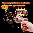 Festive Atmosphere Salute Spray Tube Handheld Cannon Firework | New Year Birthday Party Wedding Celebration Essential