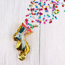 Set | Balloon Salute | Inflatable Toy Salute Ejector | Handheld Confetti Salute Design Novel New Year Birthday Valentine's Day Christmas
