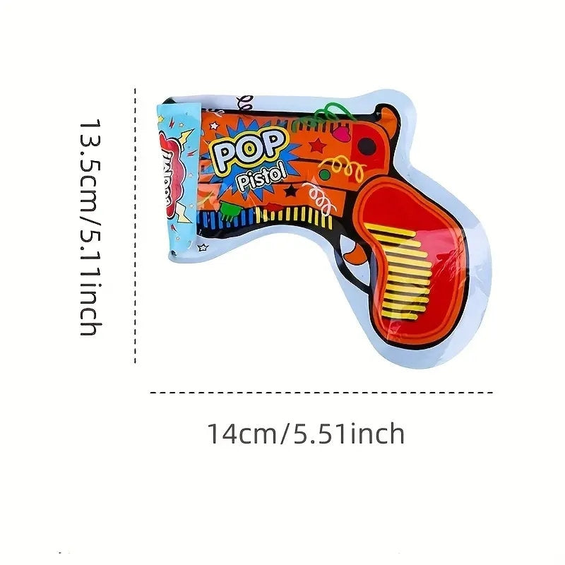 1pc | Automatic Inflatable Pistol Salute Cannonball Party Birthday Party Inflatable Flower Gun Atmosphere Scene Props