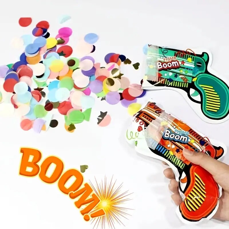 10sticks | Fireworks Gun | Balloon Salute Gun | Handheld Confetti Gun | Automatic Inflatable Toy | Bachelor Party Supplies Bar Mitzvah Party