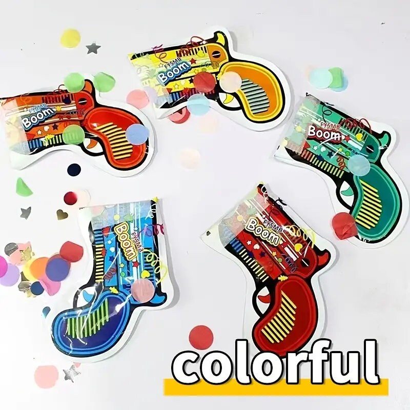 10sticks | Fireworks Gun | Balloon Salute Gun | Handheld Confetti Gun | Automatic Inflatable Toy | Bachelor Party Supplies Bar Mitzvah Party