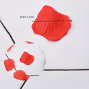 Set | Party Atmosphere Petals | Pack Of 1000 Red Petals | Scene Decor | Room Decor | Valentine's Day Gift |Proposal Arrangement Wedding Room