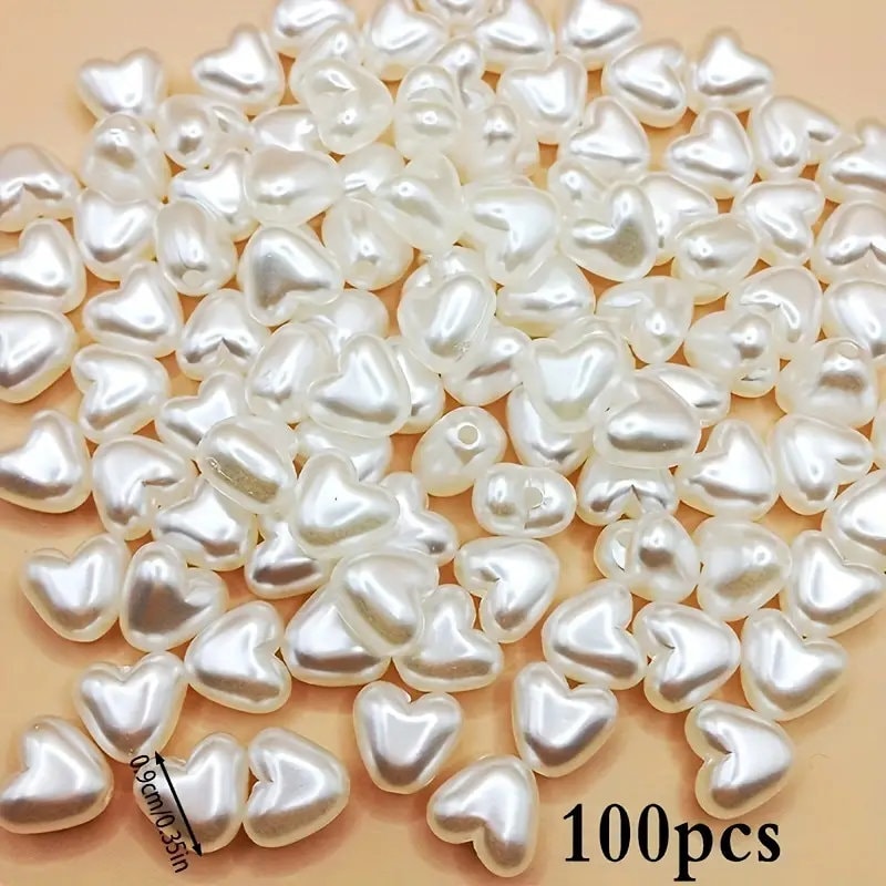 100pcs Love Pearl Throwing Confetti Party Decorating Valentine's Day Party Throwing Confetti Valentine's Day Decorations