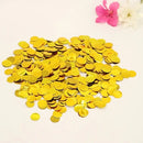 1pack Golden Foil Confetti | Round Dots Glitter Table Confetti | Sparkling For Party Decorations | Room Decoration Sequins