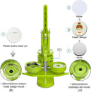 SuFly Button Maker Machine Installation Free Badge Machine 32mm | 1.25 in DIY Press Button Maker Badge Punch Maker