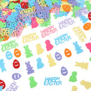 Easter Theme Party Tabletop Decoration | Pvc Rabbit Chick Eggs Throwing Confetti Decoration Props