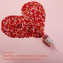 5pcs/set Hand-held Mini Confetti Cannon Party Popper Wedding Hand-held Barrel Spray Flower Fireworks Marriage Proposal Birthday Party Cannon