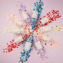 5pcs/set Hand-held Mini Confetti Cannon Party Popper Wedding Hand-held Barrel Spray Flower Fireworks Marriage Proposal Birthday Party Cannon