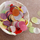 1 Pack/30pcs | Colorful Paper Confetti | Round Wedding Party Confetti Table Paper Confetti Home Room Scene Decor|Wedding Bridal Engagement