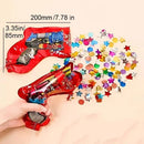 5pcs/package Random Color Blowing Style Confetti Sequins Inflatable Fireworks Gun