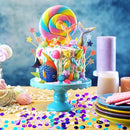 Round Tissue Paper Table Confetti Dots For Wedding Birthday Party Decoration