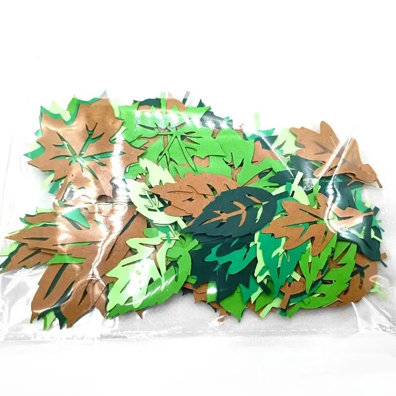 100pcs | Party Decor Green Leaves | Scene Decor | Holiday Accessory | Birthday Party Supplies