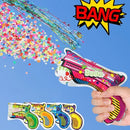 1pcs Inflatable Toy Fireworks Gun | Birthday&Wedding Surprise Props | Handheld Confetti Poppers Cannons For Festive Party Atmosphere