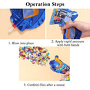 1pcs Inflatable Toy Fireworks Gun | Birthday&Wedding Surprise Props | Handheld Confetti Poppers Cannons For Festive Party Atmosphere