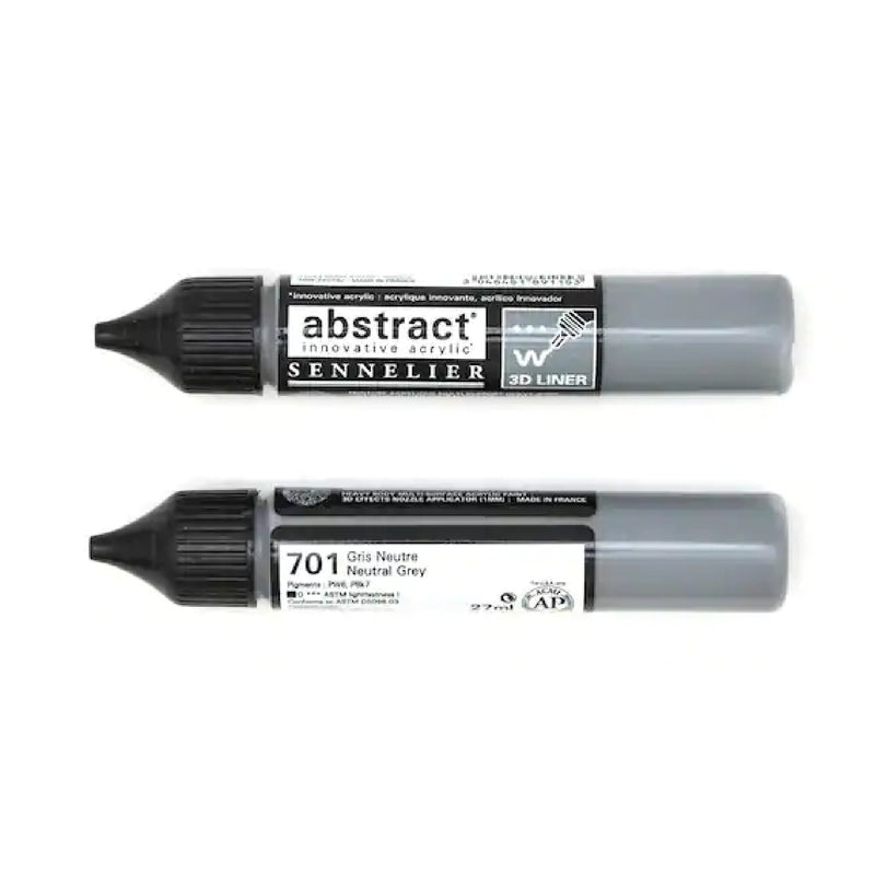 Abstract Acrylic 3D Paint Liner