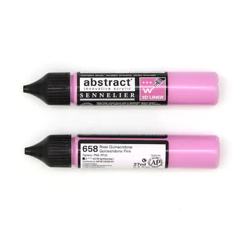 Abstract Acrylic 3D Paint Liner